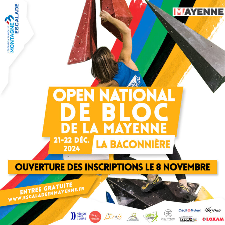 Il reste des places à l’Open national de bloc 2024 !