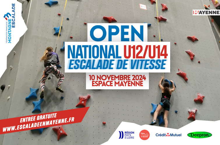 Open National de vitesse u12/u14 et championnat départemental de vitesse