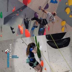 Deux monstres du para-escalade en entraînement à Espace mayenne !